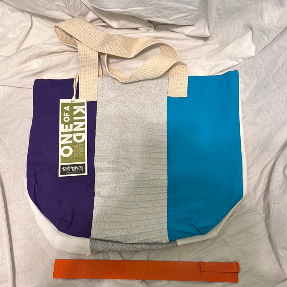 Refried One of a Kind Multicolor Tote Bag